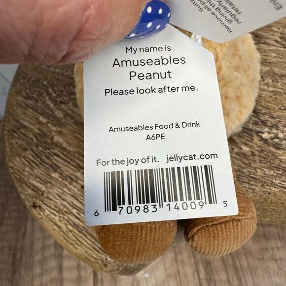 Jellycat Peanut NEW! Jellycat Amuseables FAST SHIP Gift Authentic - Picture 8 of 8